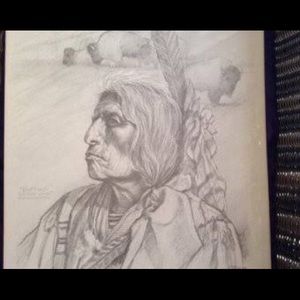 Native American Indian picture original
